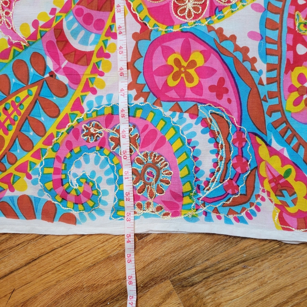 Bhag's Boho Colorful Paisley Maxi Dress Size M/L - Picture 16 of 16